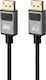 Powertech Cable DisplayPort male - DisplayPort male 5m Γκρι (CAB-DP055)