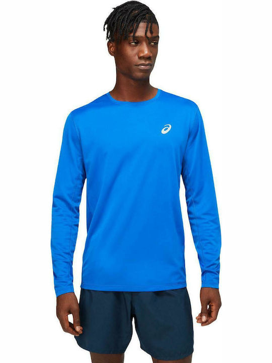 Core Long Sleeve Athletic Blouse Blue