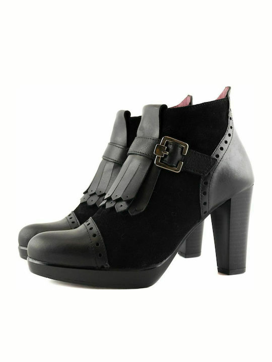 1011 PATRICIA MILLER Damenstiefel BLACK