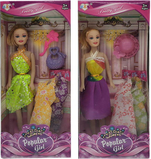 ToyMarkt Popular Girl Doll for 3+ years+ Years (Various Designs/Assortments of Designs) 1pc