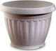 Plastona Corfu 645 Flower Pot 45x34cm in Gray Color 10.04.0645Α