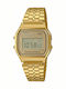 Casio Vintage Iconic Digital Men's Watch 33.2mm Battery with Gold Metal Bracelet
