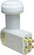 Redline Quad LNB Quad (4 Ausgängen) mit Geräuscharmer Verstärker 0.1dB