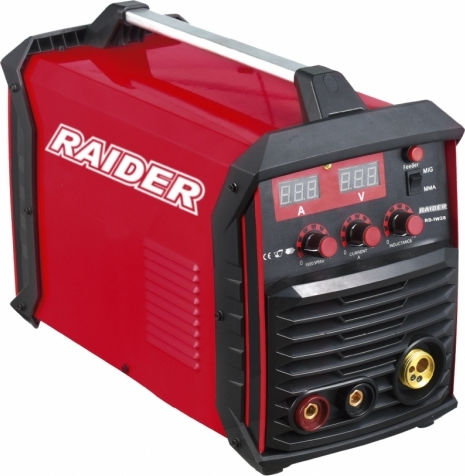 Raider Sudură Inverter MAG / MIG / MMA cu Curent Maxim de Sudare 160A și Ciclu de Lucru 35%