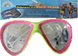 Summertiempo Kids' Silicone Diving Mask 622465 Παιδική Σιλικόνης Ροζ Pink
