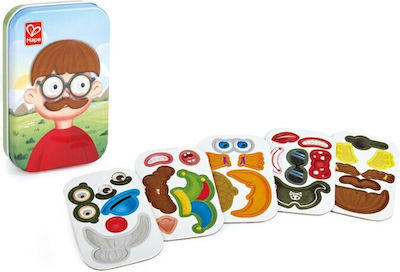 Hape Joc de construcție magnetic Early Explorer Funny Face pentru copii de 3++ ani