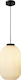 Viokef Astor Pendant Light White with Socket E27 20x200x33cm