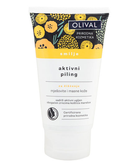 Olival Cremă Activă Pentru Peeling Față Pentru Ten Mixt și Gras 75ml