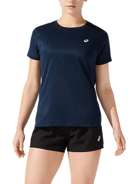 ASICS Γυναικείο T-shirt Navy Μπλε