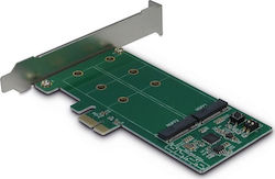 Inter-Tech PCIe Controller with 2 M.2 Ports KCSSD4