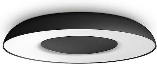 Philips Hue Still Smart Ceiling Mount Light 39.1cm Black with Integrated LED