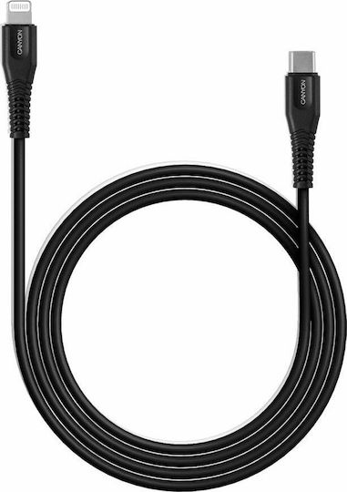 Canyon USB-C zu Lightning Kabel 18W Schwarz 1.2m (CNS-MFIC4B)