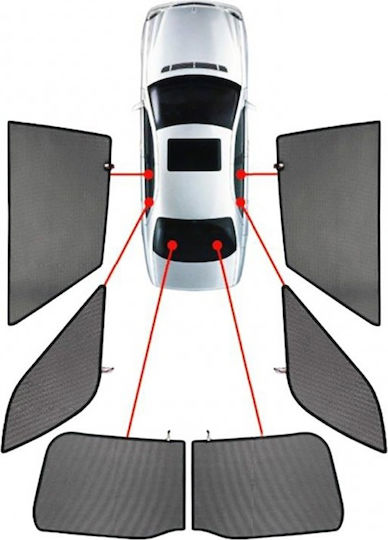 CarShades Car Side Sunshades for Seat Tarraco Five-door (5D) 6pcs
