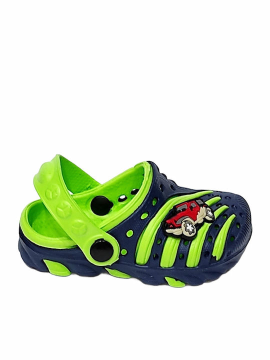 Cubanitas Children's Beach Clogs Blue