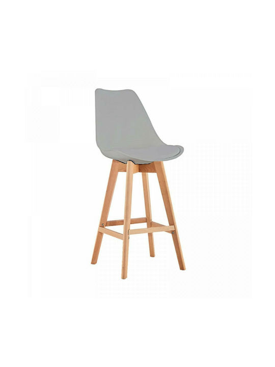 Stool Bar Logan Grey 4pcs 47x56x105cm