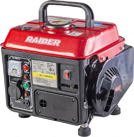 Raider RD-GG08 650W Silent Generator Suitcase Gasoline Two-stroke with Handle and Maximum Power 1.5kVA