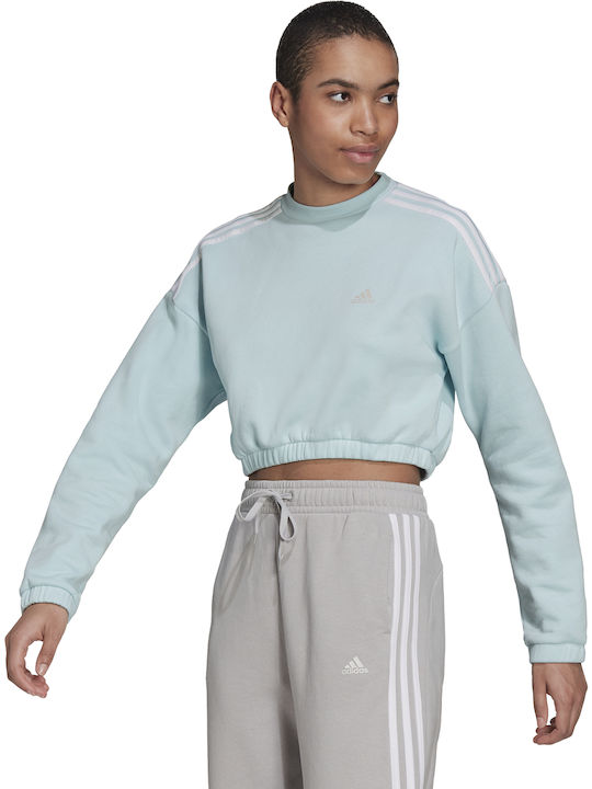 Hyperglam Cropped Γυναικείο Φούτερ Halo Mint