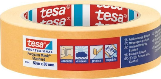 Tesa Paper Tape 30mm x 50m Standard 4344 44246
