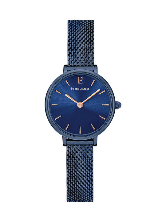 Pierre Lannier Nova Damen Uhr mit Blau Metallarmband