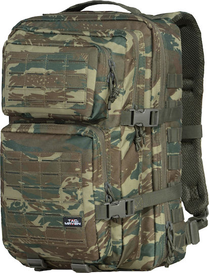 Tac Maven Assault Large Military Backpack Backpack made of Polyester Greek Variation 51lt