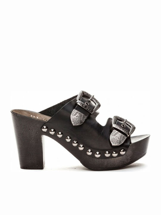 Vanna Suede Sandals Black