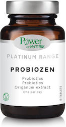 Power Of Nature Platinum Range Probiozen με Προβιοτικά και Πρεβιοτικά 15 ταμπλέτες