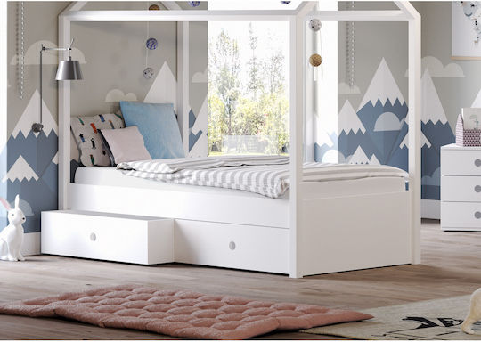Плъзгащо се Kiddy Класическо Единично за Матрак 90x190см