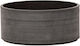 ArtPlast Tamburine Flower Pot 22x8.5cm in Gray Color ATA.022.SB.AN