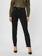 Vero Moda High Waist Women's Jean Trousers in Mom Fit Black