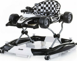 Chipolino Racing 4 In 1 Baby Walker with Music Black PRRC02101BW