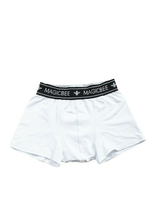 Magic Bee WB20500 Men's Boxer White
