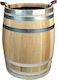 Tesias Topf Trommel Holz Beige 51.5x51.5x76cm.