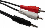 LTC Audio 3.5mm male - RCA male Cable Black 5m (CA.5JR)