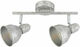 Rabalux Thelma Doppel Spot mit Fassung E14 in Silber Farbe