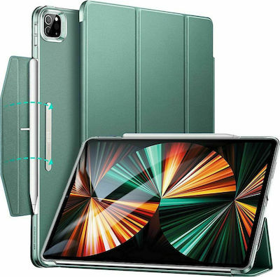 ESR Ascend Tempered Glass Klappdeckel Synthetisches Leder / Kunststoff Forest Green (iPad Pro 2021 12,9 Zoll) 11IPA0438