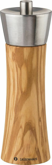 Zassenhaus Augsburg Manual Wooden Spice Mill 18cm Brown