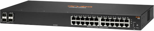 Aruba 6100 Managed L2 Switch με 24 Θύρες Gigabit (1Gbps) Ethernet και 4 SFP Θύρες