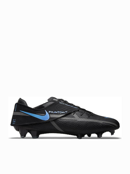 Nike Phantom GT2 Academy FlyEase MG Χαμηλά Ποδοσφαιρικά Παπούτσια με Τάπες Black / Iron Grey