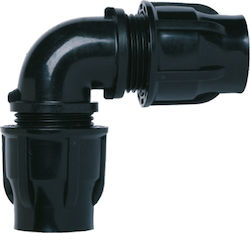 Agrodrip 11-1522-03 L Type Watering Pipe Connector Lock Type with Male Thread 20mm Black Agrodrip 11-1522-03 L Type Watering Pipe Connector Lock Type with Male Thread 20mm Black