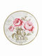 Καρβούνης Floral Paris Roses Πιάτο Γλυκού από Πορσελάνη Πολύχρωμο με Διάμετρο 20.5cm 6τμχ