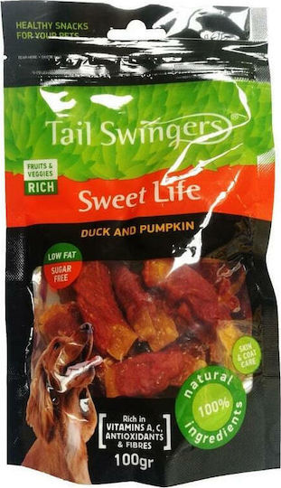 Pet Interest Tail Swingers Sweet Life Λιχουδιές Σκύλου με Κολοκύθα και Πάπια 100gr