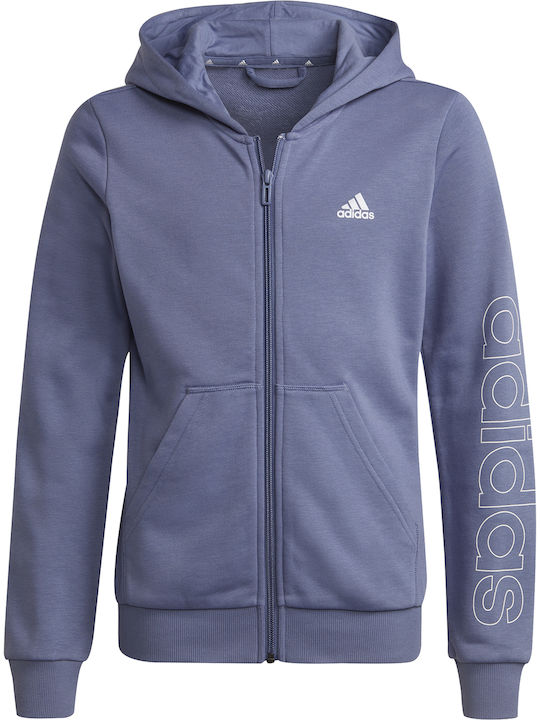 adidas Παιδική Ζακέτα Φούτερ Essentials Λιλά