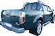 Nissan Rear Headlight Masks for Nissan Navara Rear Light Grilles GR 104 Nissan Navara D40 2006+