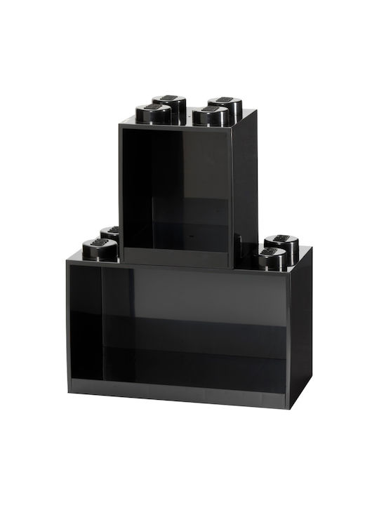 Παιδική Ραφιέρα Stone Shelf Set Τοίχου Μαύρη 21.1x21.1x31.8εκ.