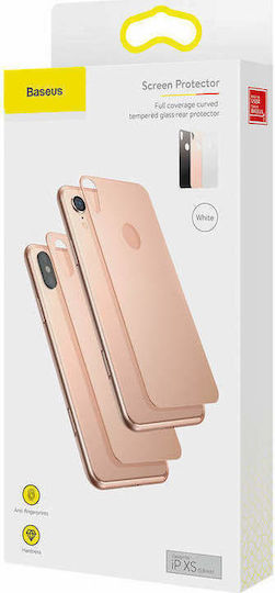 Baseus Гръбен протектор за iPhone Xs Златист