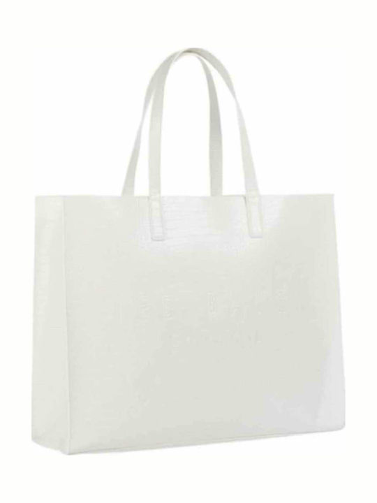Extra Large Icon Women's Bag Shopper Shoulder White