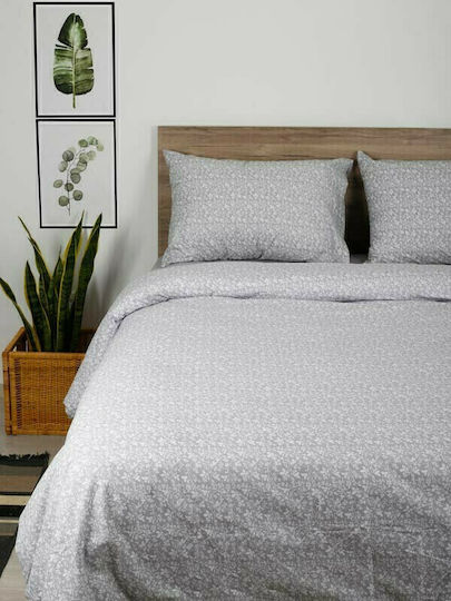 Sunshine 920 Pillowcase Set with Envelope Cover Grey 50x70cm.