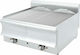 Visvardis Grill Elektrisch 16kW mit Abmessungen 75x70x32cm