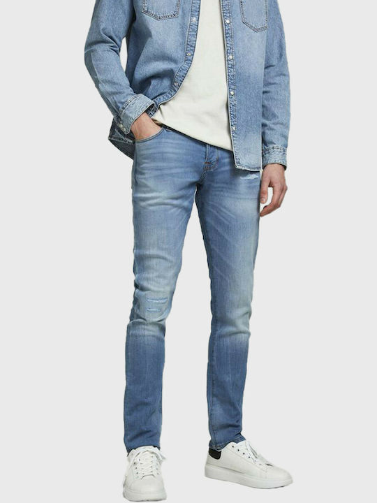 Jack & Jones Pantaloni de Bărbați din Jean în Croială Slim Albastru