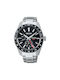 Seiko Presage Prestige Line Men's Watch 42.2mm Chronograph Automatic with Silver Metal Bracelet